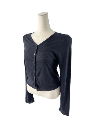 Cotton linen soft cardigan