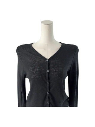 Cotton linen soft cardigan