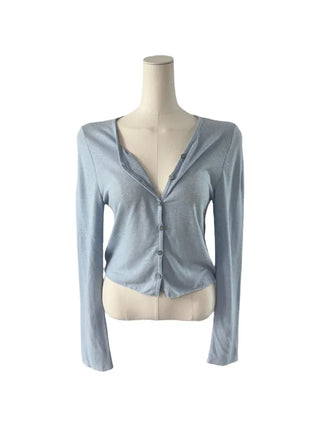 Cotton linen soft cardigan