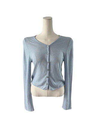 Cotton linen soft cardigan