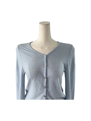 Cotton linen soft cardigan