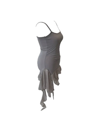 Purin frill wave long sleeveless
