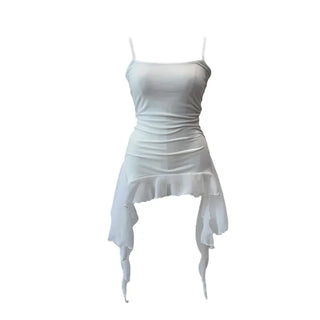 Purin frill wave long sleeveless