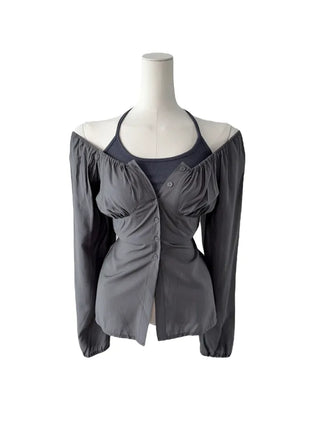 Vianne Two-Way Off-Shoulder Blouse