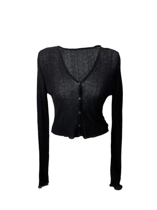 Joy light button cardigan