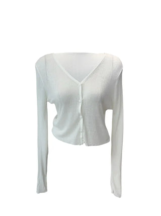 Joy light button cardigan