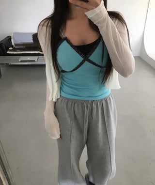 Joy light button cardigan