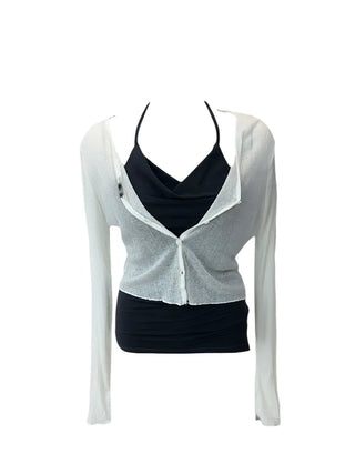 Joy light button cardigan