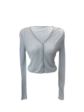 Joy light button cardigan