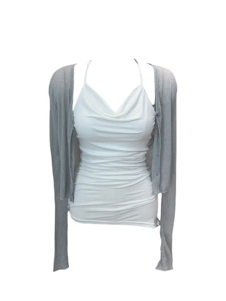Joy light button cardigan