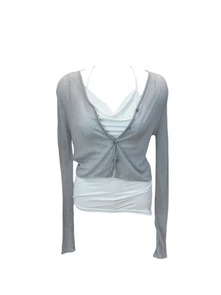 Joy light button cardigan