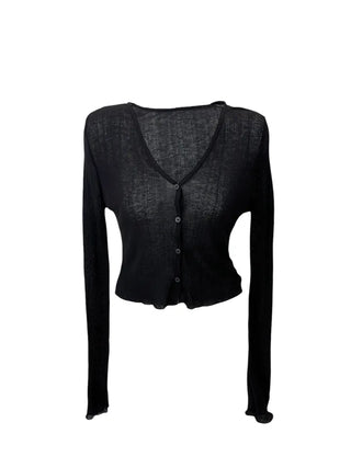 Joy light button cardigan