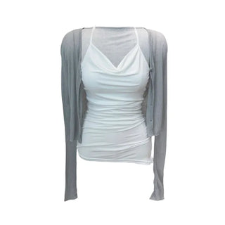 Joy light button cardigan