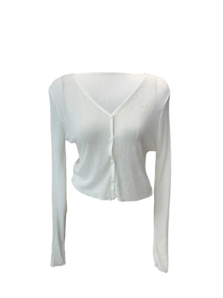 Joy light button cardigan