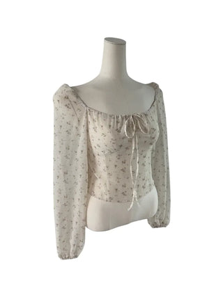 Maki Flower Smoke Blouse