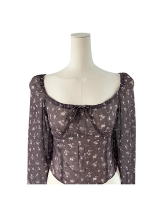 Maki Flower Smoke Blouse