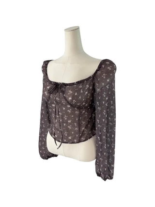 Maki Flower Smoke Blouse