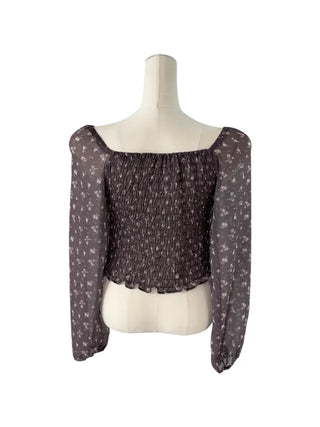Maki Flower Smoke Blouse