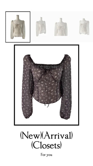 Maki Flower Smoke Blouse