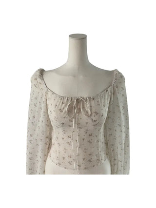 Maki Flower Smoke Blouse