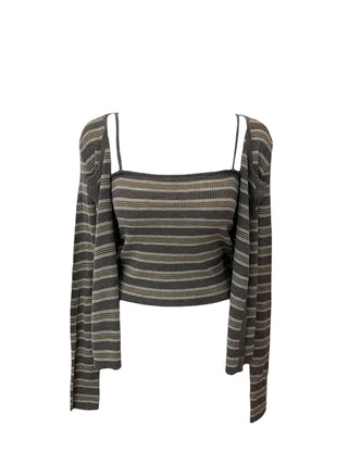 Pico Sand Sprite Sleeveless Cardigan Set