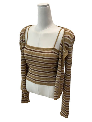 Pico Sand Sprite Sleeveless Cardigan Set