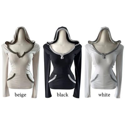 Eric Pocket Hooded Long Sleeve T-Shirt