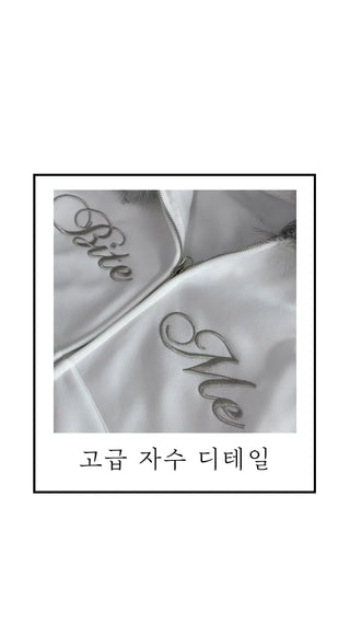 Bite y2k Fur Hooded Zip-Up