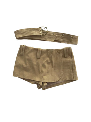 Vintage Buckle Row Pants