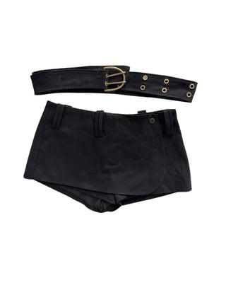 Vintage Buckle Row Pants