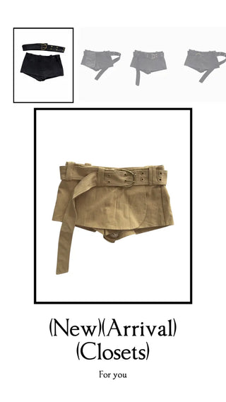Vintage Buckle Row Pants
