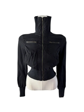 New NB High Neck Cropped Jacket