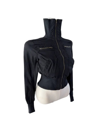 New NB High Neck Cropped Jacket