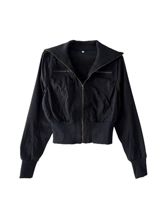 New NB High Neck Cropped Jacket