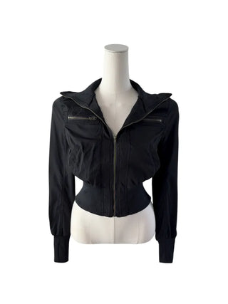 New NB High Neck Cropped Jacket