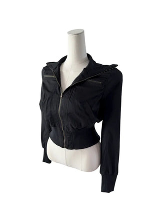 New NB High Neck Cropped Jacket
