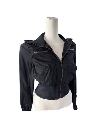 New NB High Neck Cropped Jacket
