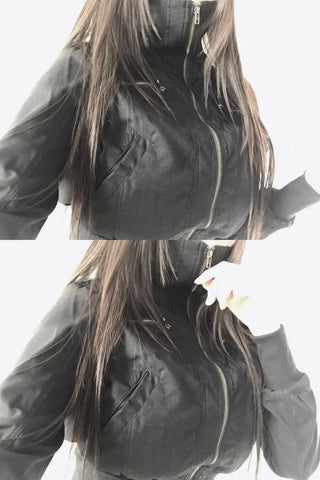 New NB High Neck Cropped Jacket