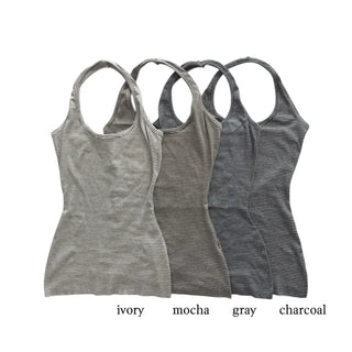 Stripe halter sleeveless single-breasted halter nasi