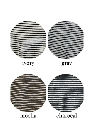 Stripe halter sleeveless single-breasted halter nasi