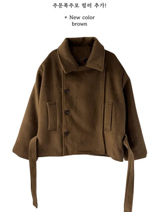 Paris half-double coat
