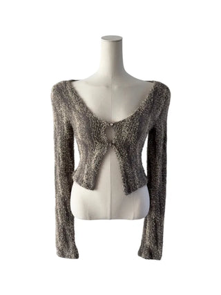 Vicky feather cardigan