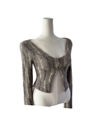 Vicky feather cardigan