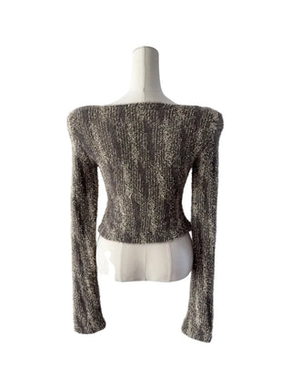 Vicky feather cardigan