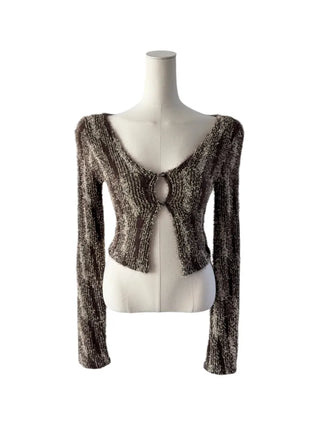 Vicky feather cardigan