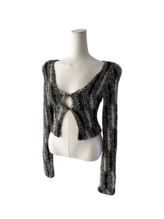 Vicky feather cardigan