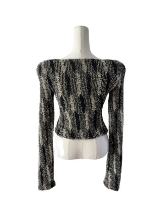 Vicky feather cardigan