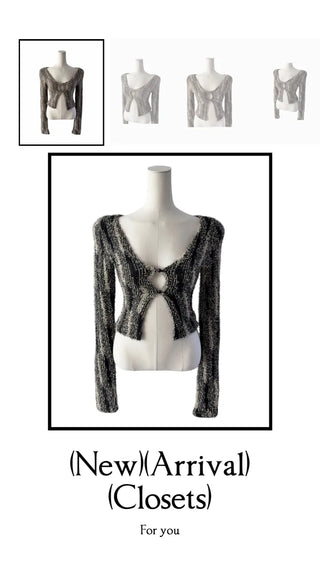 Vicky feather cardigan