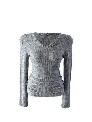 Monica wool V-neck knit