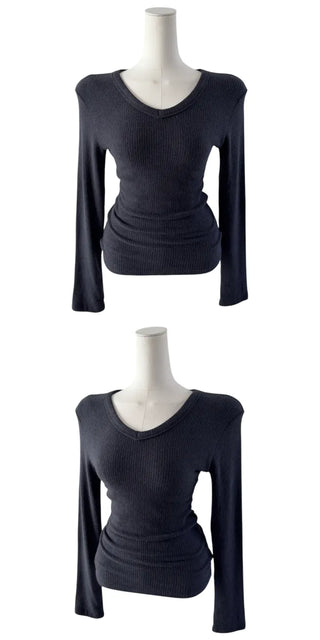 Monica wool V-neck knit